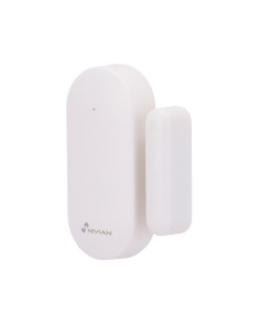NIVIAN SMART - CONTACTO MAGNÉTICO PARA PUERTAS Y VENTANAS - INSTALACIÓN CON ADHESIVO DE DOBLE CARA - INDICADOR LED - INALÁMBRICO