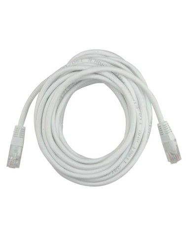 CABLE UTP SAFIRE - ETHERNET - CONECTORES RJ45 - CATEGORÍA 5E - 5 M - COLOR BLANCO