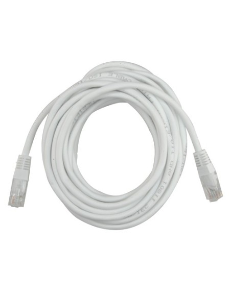 CABLE UTP SAFIRE - ETHERNET - CONECTORES RJ45 - CATEGORÍA 5E - 5 M - COLOR BLANCO