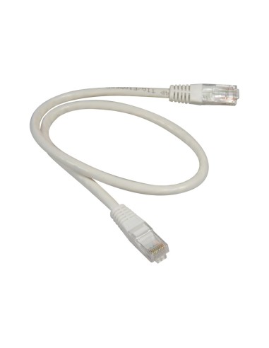 CABLE UTP SAFIRE - CATEGORÍA 6A - CONDUCTOR CCA  - ETHERNET - CONECTORES RJ45 - 0.5 M