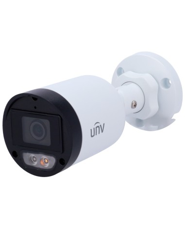 CÁMARA BULLET IP UNIVIEW - GAMA EASY - 4 MP | LENTE 4 MM | MICROSD 512 GB - IR 30 M | LUZ BLANCA 30 M - DUAL LIGHT - POE | IP67