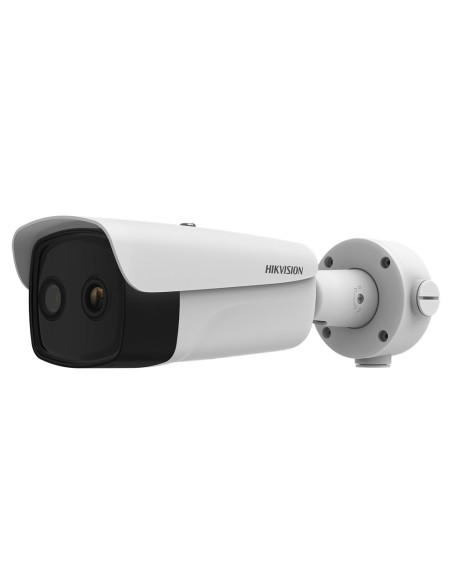 CÁMARA TÉRMICA DUAL IP HIKVISION GAMA PRO - SENSOR TÉRMICO 384X288 VOX | LENTE 25MM - SENSOR ÓPTICO 1/2.7 4MPX | LENTE 12.4MM -