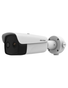 CÁMARA TÉRMICA DUAL IP HIKVISION GAMA PRO - SENSOR TÉRMICO 384X288 VOX | LENTE 7.6MM - SENSOR ÓPTICO 1/2.7 4MPX | LENTE 4.3MM -