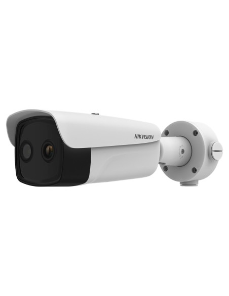 CÁMARA TÉRMICA DUAL IP HIKVISION GAMA PRO - SENSOR TÉRMICO 384X288 VOX | LENTE 7.6MM - SENSOR ÓPTICO 1/2.7 4MPX | LENTE 4.3MM -