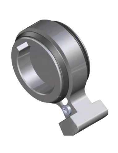 LEVA CORTA - LONGITUD 10 MM DESDE EL EJE - PARA CERRADURAS ESTRECHAS Y PUERTAS ANTIGUAS - APTO PARA CILINDROS S5