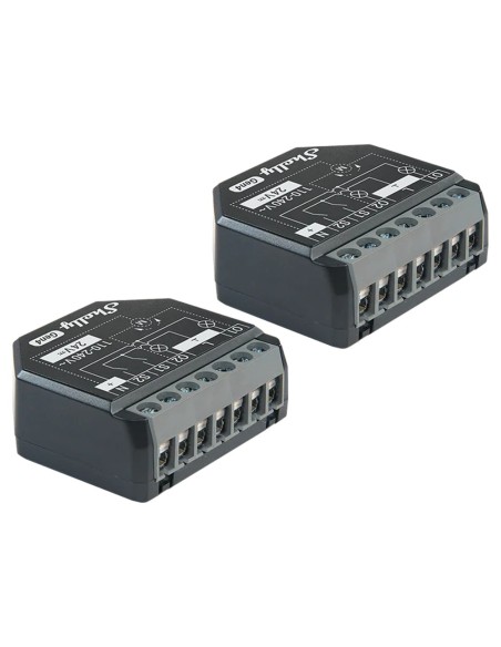 RELÉ SHELLY 2PM GEN4 - WIFI 2.4 GHZ / BLUETOOTH / ZIGBEE -  INTERRUPTOR INTELIGENTE  - SOPORTA 110-240 V / 24V - CONTROLADOR DE