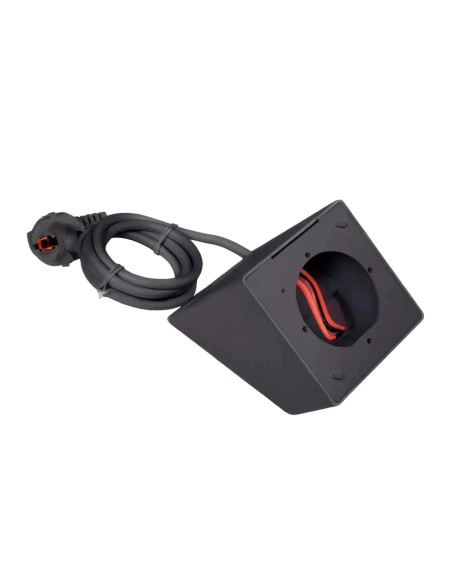 SHELLY WALL DISPLAY STAND BLACK - SOPORTE DE SOBRE MESA  - COMPATIBILIDAD CON SHELLY WALL DISPLAY / - EU SOCKET / USB CHARGER -