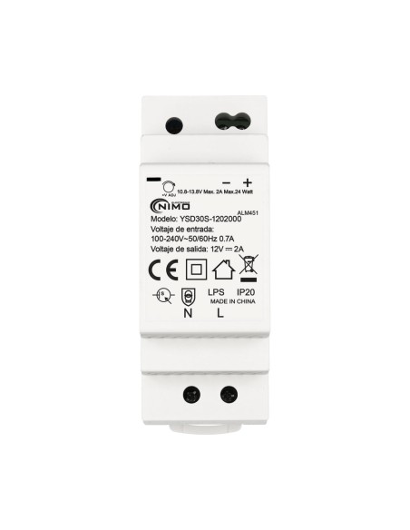FUENTE DE ALIMENTACION CONMUTADA 12V/24W