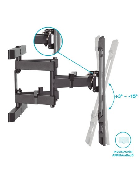 SOPORTE DE TELEVISION O MONITOR CON BRAZO 43" - 90"