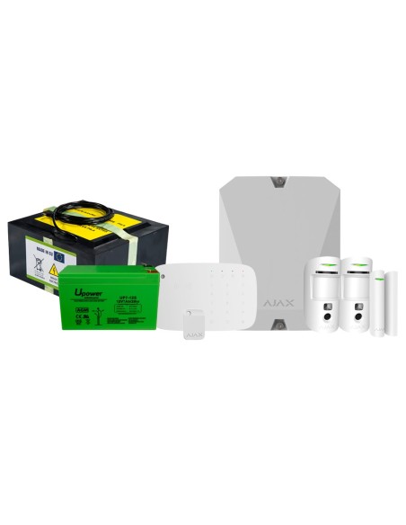KIT DE ALARMA PROFESIONAL - CERTIFICADO GRADO 2 - COMUNICACIÓN ETHERNET Y DUAL SIM GPRS - INALÁMBRICO 868 MHZ JEWELLER Y WINGS -
