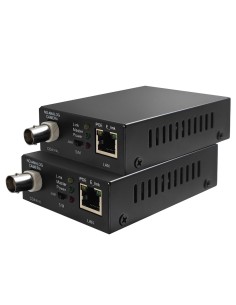EXTENSOR DE IP POR CABLE COAXIAL | POE - PASIVO - EMISOR Y RECEPTOR - PERMITE TRANSMITIR 1 CANAL IP - DISTANCIA MÁXIMA 500 - ANC