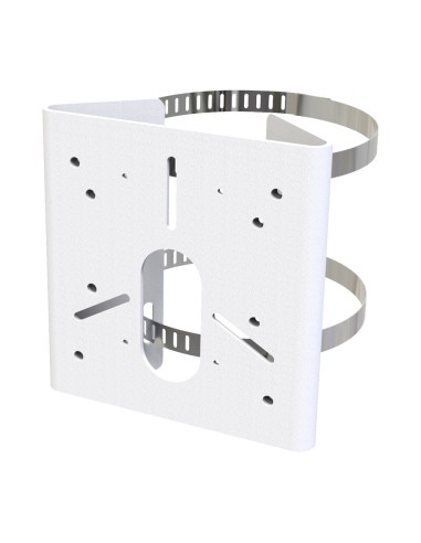 SOPORTE DE MÁSTIL O FAROLA MILESIGHT - COLOR BLANCO - 140 (AL) X 136 (AN) X 46 (FO) MM - METAL