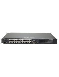 REYEE SWITCH POE CLOUD GESTIONABLE - 24 PUERTOS POE 802.3AF/AT + 2 SFP - 24 RJ45 10/100/1000MBPS + 2 SFP 10/100/1000 - 30W POR P