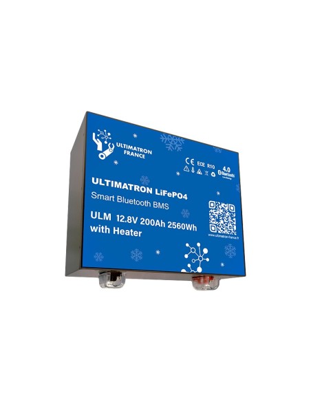 BATERIA LITIO ULTIMATRON 12.8V 200Ah ULM-12-200H CON BMC Y BLUETOOTH