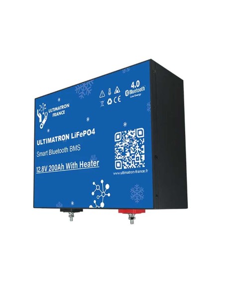 BATERIA LITIO ULTIMATRON 12.8V 200Ah ULM-12-200H CON BMC Y BLUETOOTH