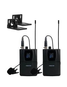 Microfono palmare wireless UHF FONESTAR SONAIR-PRO-2P con ID pilota e diversità 2