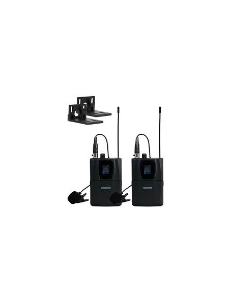 MICROFONO INALAMBRICO DE MANO UHF ID PILOT Y DIVERSITY FONESTAR SONAIR-PRO-2P