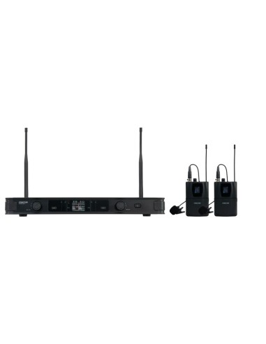 MICROFONO INALAMBRICO DE MANO UHF ID PILOT Y DIVERSITY FONESTAR SONAIR-PRO-2P