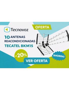 OFERTA PACK 10 UNIDADES ANTENA TV TECATEL BKM15B REACONDICIONADAS