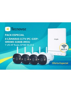 OFERTA KIT CCTV CAMARAS IMOU WIFI Y PUNTO DE ACCESO RUIJIE AP180