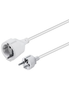 PROLONGADOR DE RED SCHUKO MACHO CEE 7/7 A HEMBRA CEE 7/4 MEL021