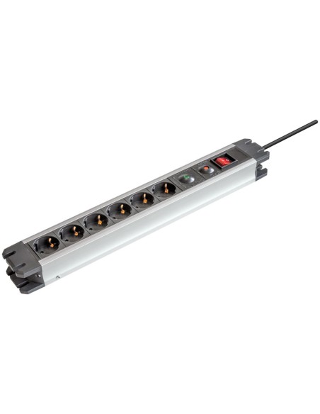 REGLETA DE 1E:6S SCHUKO CON INTERRUPTOR