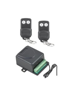 KIT RECEPTOR+2 EMISORES RADIOFRECUENCIA 433MHZ PARA INTERIOR MGR021