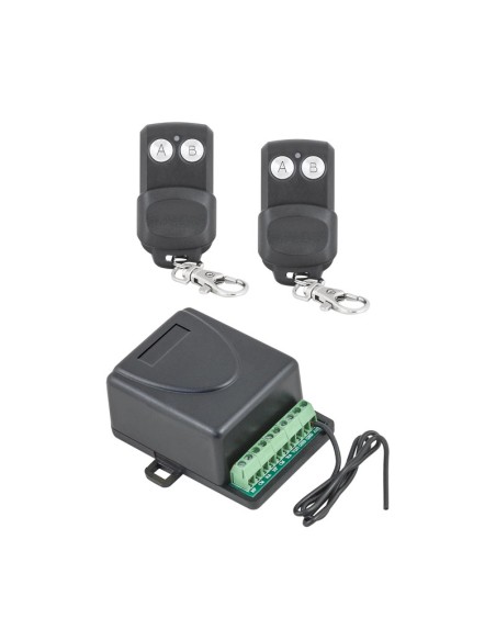 KIT RECEPTOR+2 EMISORES RADIOFRECUENCIA 433MHZ PARA INTERIOR MGR021