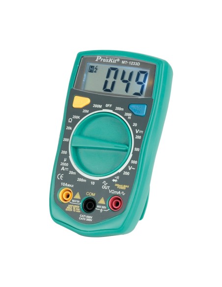 MULTIMETRO DIGITAL 3 1/2 DIGITOS TEST DE ALTA RESISTENCIA MUL011