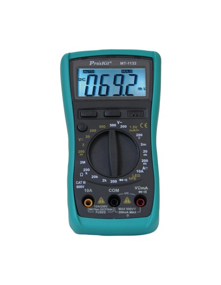 MULTIMETRO DIGITAL 3 1/2 DIGITOS CATIII