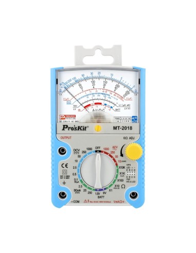 MULTÍMETRO ANALÓGICO CON FUNCIÓN DE PROTECCIÓN MUL2018