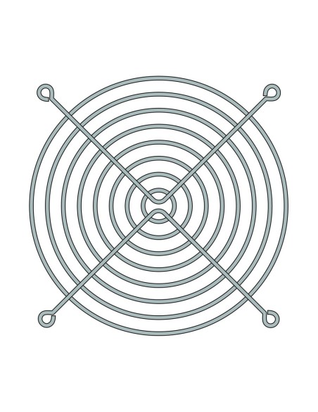 REJILLA VENTILADOR 120X120MM, METALICA C