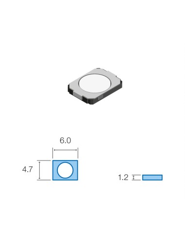 MICRO PULSADOR TACTO VERTICAL SMD SW-049