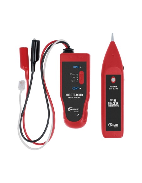 TESTER DE LINEAS TELEFONICAS Y RASTREADOR DE CABLES POR TONO TES011