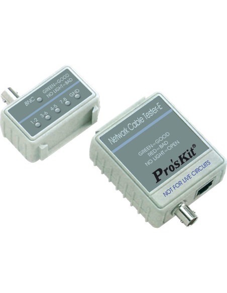 TESTER PARA CABLES DE REDES UTP, FTP, BNC TESNT022