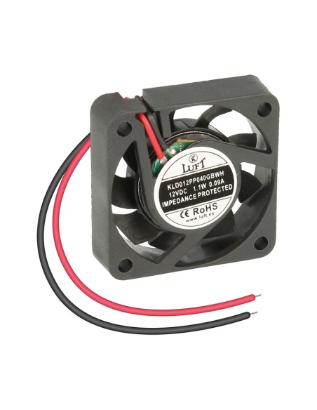 VENTILADOR 40X40X10MM. 12V, RODAMIENTO,