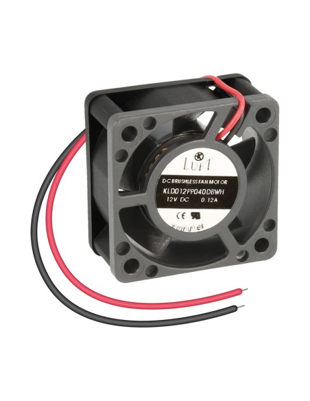 VENTILADOR 40X40X20MM. 12V, RODAMIENTO,