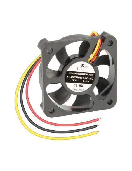 VENTILADOR 50X50X10MM. 12V, COJINETE, 3