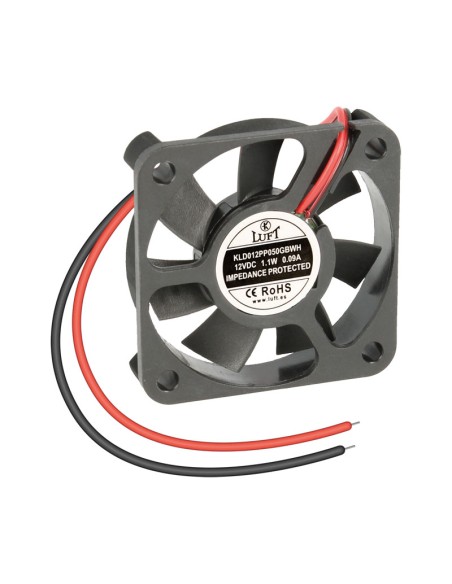 VENTILADOR 50X50X10MM. 12V, RODAMIENTO,