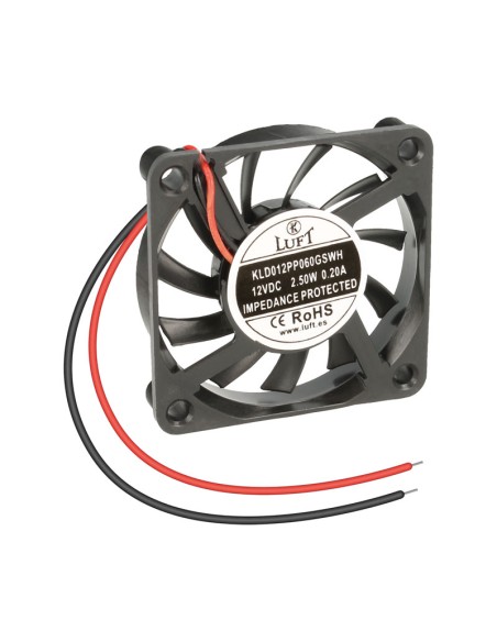 VENTILADOR 60X60X10MM. 12V, COJINETE, 2