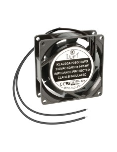 VENTILADOR 80X80X25MM. 230V, RODAMIENTO