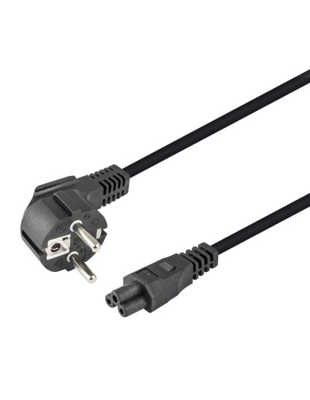 CABLE ALIMENTACION SCHUKO ACODADO CEE 7/7 A HEMBRA IEC C5 WIR053