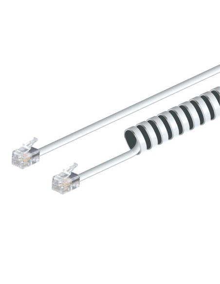 CABLE PARA TELEFONO RIZADO RJ9 4V/4C, 7.