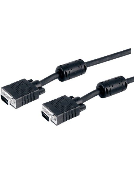 CONEXION SVGA MACHO-MACHO 15 PINES CON FERRITA 1,8MTS WIR201