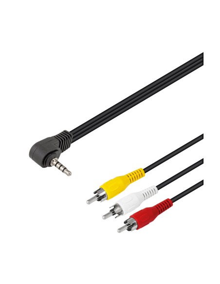 CONEXION 3RCA MACHO A JACK 4 PIN 3,5MM M