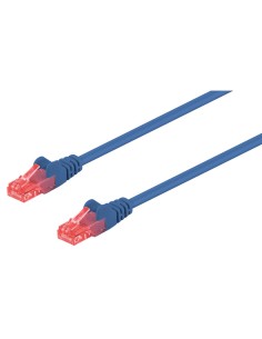 CONEXION UTP CAT.6 RJ45 MACHO - MACHO, 0.5M AZUL WIR663