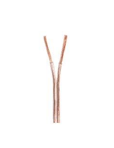 CABLE PARA ALTAVOZ 2X0.75MM, TRANSPARENT
