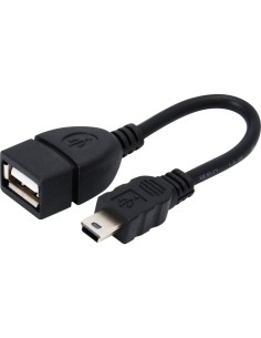 ADAPTADOR USB-A HEMBRA A MINI USB MACHO,