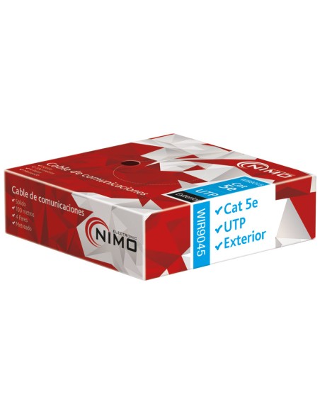 CABLE PARA DATOS UTP CAT.5E RIGIDO EXTER