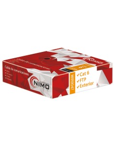 CABLE PARA DATOS FTP CAT.6 RÍGIDO EXTERI